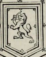 An illustration from A genealogical and heraldic history of the commoners of Great Britain and Ireland enjoying territorial possessions or high official rank, but uninvested with heritable honours (1836)