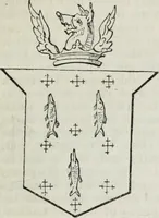 An illustration from A genealogical and heraldic history of the commoners of Great Britain and Ireland enjoying territorial possessions or high official rank, but uninvested with heritable honours (1836)