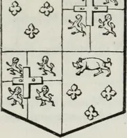 An illustration from A genealogical and heraldic history of the commoners of Great Britain and Ireland enjoying territorial possessions or high official rank, but uninvested with heritable honours (1836)