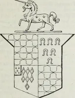 An illustration from A genealogical and heraldic history of the commoners of Great Britain and Ireland enjoying territorial possessions or high official rank, but uninvested with heritable honours (1836)
