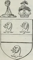 An illustration from A genealogical and heraldic history of the commoners of Great Britain and Ireland enjoying territorial possessions or high official rank, but uninvested with heritable honours (1836)