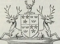 An illustration from A genealogical and heraldic history of the commoners of Great Britain and Ireland enjoying territorial possessions or high official rank, but uninvested with heritable honours (1836)