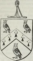 An illustration from A genealogical and heraldic history of the commoners of Great Britain and Ireland enjoying territorial possessions or high official rank, but uninvested with heritable honours (1836)