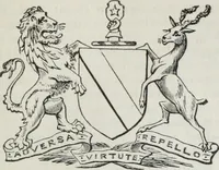 An illustration from A genealogical and heraldic history of the commoners of Great Britain and Ireland enjoying territorial possessions or high official rank, but uninvested with heritable honours (1836)