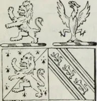 An illustration from A genealogical and heraldic history of the commoners of Great Britain and Ireland enjoying territorial possessions or high official rank, but uninvested with heritable honours (1836)