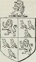 An illustration from A genealogical and heraldic history of the commoners of Great Britain and Ireland enjoying territorial possessions or high official rank, but uninvested with heritable honours (1836)