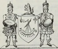An illustration from A genealogical and heraldic history of the commoners of Great Britain and Ireland enjoying territorial possessions or high official rank, but uninvested with heritable honours (1836)