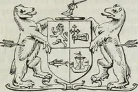 An illustration from A genealogical and heraldic history of the commoners of Great Britain and Ireland enjoying territorial possessions or high official rank, but uninvested with heritable honours (1836)