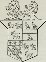 An illustration from A genealogical and heraldic history of the commoners of Great Britain and Ireland enjoying territorial possessions or high official rank, but uninvested with heritable honours (1836)