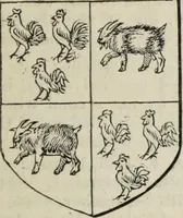 An illustration from A genealogical and heraldic history of the commoners of Great Britain and Ireland enjoying territorial possessions or high official rank, but uninvested with heritable honours (1836)