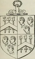An illustration from A genealogical and heraldic history of the commoners of Great Britain and Ireland enjoying territorial possessions or high official rank, but uninvested with heritable honours (1836)