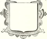 An illustration from Heraldic visitations of Wales and part of the Marches; between the years 1586 and 1613, under the authority of Clarencieux and Norroy, two kings at arms (1846)