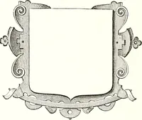 An illustration from Heraldic visitations of Wales and part of the Marches; between the years 1586 and 1613, under the authority of Clarencieux and Norroy, two kings at arms (1846)