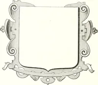 An illustration from Heraldic visitations of Wales and part of the Marches; between the years 1586 and 1613, under the authority of Clarencieux and Norroy, two kings at arms (1846)