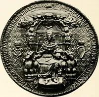 An illustration from Heraldry as art : an account of its development and practice, chiefly in England (1907)