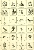 An illustration from Heraldry illustrated. Being a short account of the origin and history of heraldry and an explanation of its nature, with practical directions for drawing and painting coats of arms, to which is added a glossary of the terms used in the science of heraldry .. (1897)