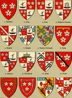 An illustration from The heraldry of the Hamiltons; with notes on all the males of the family, description of the arms, plates and pedigrees (1909)