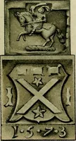 An illustration from The heraldry of the Johnstons : with notes on the different families, their arms and pedigrees (1905)