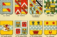 An illustration from The heraldry of the Stewarts : with notes on all the males of the family, descriptions of the arms, plates and pedigrees (1906)