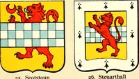 Picture 8 of 38 from The heraldry of the Stewarts : with notes on all the males of the family, descriptions of the arms, plates and pedigrees (1906), leaf 47