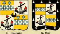 Picture 24 of 32 from The heraldry of the Stewarts : with notes on all the males of the family, descriptions of the arms, plates and pedigrees (1906), leaf 89
