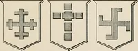 An illustration from Heraldry simplified; a popular treatise on the subject of heraldry, together with a glossary of technical terms, and nearly two hundred drawings (1899)
