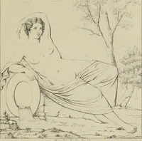 An illustration from Herculanum et Pompéi, recueil général des peintures, bronzes, mosaïques, etc., découverts jusqu'à ce jour, et reproduits d'apreès Le antichita di Ercolano, Il Museo borbonico, et tous les ouvrages analogues (1870)