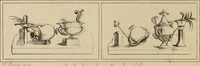An illustration from Herculanum et Pompéi, recueil général des peintures, bronzes, mosaïques, etc., découverts jusqu'à ce jour, et reproduits d'apreès Le antichita di Ercolano, Il Museo borbonico, et tous les ouvrages analogues (1870)