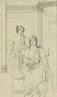 An illustration from Herculanum et Pompéi, recueil général des peintures, bronzes, mosaïques, etc., découverts jusqu'à ce jour, et reproduits d'apreès Le antichita di Ercolano, Il Museo borbonico, et tous les ouvrages analogues (1870)