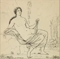An illustration from Herculanum et Pompéi, recueil général des peintures, bronzes, mosaïques, etc., découverts jusqu'à ce jour, et reproduits d'apreès Le antichita di Ercolano, Il Museo borbonico, et tous les ouvrages analogues (1870)