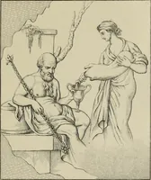 An illustration from Herculanum et Pompéi, recueil général des peintures, bronzes, mosaïques, etc., découverts jusqu'à ce jour, et reproduits d'apreès Le antichita di Ercolano, Il Museo borbonico, et tous les ouvrages analogues (1870)