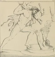 An illustration from Herculanum et Pompéi, recueil général des peintures, bronzes, mosaïques, etc., découverts jusqu'à ce jour, et reproduits d'apreès Le antichita di Ercolano, Il Museo borbonico, et tous les ouvrages analogues (1870)