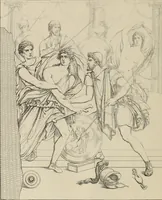 An illustration from Herculanum et Pompéi, recueil général des peintures, bronzes, mosaïques, etc., découverts jusqu'à ce jour, et reproduits d'apreès Le antichita di Ercolano, Il Museo borbonico, et tous les ouvrages analogues (1870)