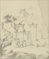 An illustration from Herculanum et Pompéi, recueil général des peintures, bronzes, mosaïques, etc., découverts jusqu'à ce jour, et reproduits d'apreès Le antichita di Ercolano, Il Museo borbonico, et tous les ouvrages analogues (1870)