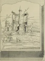 An illustration from Herculanum et Pompéi, recueil général des peintures, bronzes, mosaïques, etc., découverts jusqu'à ce jour, et reproduits d'apreès Le antichita di Ercolano, Il Museo borbonico, et tous les ouvrages analogues (1870)