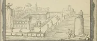 An illustration from Herculanum et Pompéi, recueil général des peintures, bronzes, mosaïques, etc., découverts jusqu'à ce jour, et reproduits d'apreès Le antichita di Ercolano, Il Museo borbonico, et tous les ouvrages analogues (1870)