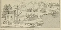 An illustration from Herculanum et Pompéi, recueil général des peintures, bronzes, mosaïques, etc., découverts jusqu'à ce jour, et reproduits d'apreès Le antichita di Ercolano, Il Museo borbonico, et tous les ouvrages analogues (1870)