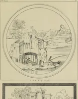 An illustration from Herculanum et Pompéi, recueil général des peintures, bronzes, mosaïques, etc., découverts jusqu'à ce jour, et reproduits d'apreès Le antichita di Ercolano, Il Museo borbonico, et tous les ouvrages analogues (1870)