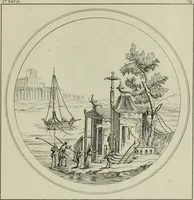 An illustration from Herculanum et Pompéi, recueil général des peintures, bronzes, mosaïques, etc., découverts jusqu'à ce jour, et reproduits d'apreès Le antichita di Ercolano, Il Museo borbonico, et tous les ouvrages analogues (1870)