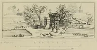 An illustration from Herculanum et Pompéi, recueil général des peintures, bronzes, mosaïques, etc., découverts jusqu'à ce jour, et reproduits d'apreès Le antichita di Ercolano, Il Museo borbonico, et tous les ouvrages analogues (1870)