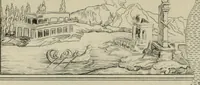 An illustration from Herculanum et Pompéi, recueil général des peintures, bronzes, mosaïques, etc., découverts jusqu'à ce jour, et reproduits d'apreès Le antichita di Ercolano, Il Museo borbonico, et tous les ouvrages analogues (1870)
