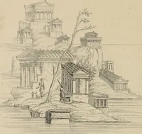 An illustration from Herculanum et Pompéi, recueil général des peintures, bronzes, mosaïques, etc., découverts jusqu'à ce jour, et reproduits d'apreès Le antichita di Ercolano, Il Museo borbonico, et tous les ouvrages analogues (1870)