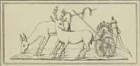 An illustration from Herculanum et Pompéi, recueil général des peintures, bronzes, mosaïques, etc., découverts jusqu'à ce jour, et reproduits d'apreès Le antichita di Ercolano, Il Museo borbonico, et tous les ouvrages analogues (1870)