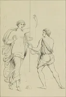 An illustration from Herculanum et Pompéi, recueil général des peintures, bronzes, mosaïques, etc., découverts jusqu'à ce jour, et reproduits d'apreès Le antichita di Ercolano, Il Museo borbonico, et tous les ouvrages analogues (1870)