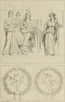 An illustration from Herculanum et Pompéi, recueil général des peintures, bronzes, mosaïques, etc., découverts jusqu'à ce jour, et reproduits d'apreès Le antichita di Ercolano, Il Museo borbonico, et tous les ouvrages analogues (1870)