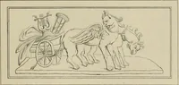 An illustration from Herculanum et Pompéi, recueil général des peintures, bronzes, mosaïques, etc., découverts jusqu'à ce jour, et reproduits d'apreès Le antichita di Ercolano, Il Museo borbonico, et tous les ouvrages analogues (1870)