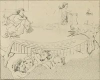 Picture 42 of 140 from Herculanum et Pompéi, recueil général des peintures, bronzes, mosaïques, etc., découverts jusqu'à ce jour, et reproduits d'apreès Le antichita di Ercolano, Il Museo borbonico, et tous les ouvrages analogues (1870), leaf 111