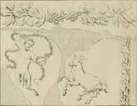 Picture 43 of 140 from Herculanum et Pompéi, recueil général des peintures, bronzes, mosaïques, etc., découverts jusqu'à ce jour, et reproduits d'apreès Le antichita di Ercolano, Il Museo borbonico, et tous les ouvrages analogues (1870), leaf 111