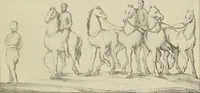 An illustration from Herculanum et Pompéi, recueil général des peintures, bronzes, mosaïques, etc., découverts jusqu'à ce jour, et reproduits d'apreès Le antichita di Ercolano, Il Museo borbonico, et tous les ouvrages analogues (1870)