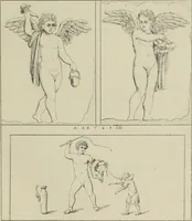 An illustration from Herculanum et Pompéi, recueil général des peintures, bronzes, mosaïques, etc., découverts jusqu'à ce jour, et reproduits d'apreès Le antichita di Ercolano, Il Museo borbonico, et tous les ouvrages analogues (1870)